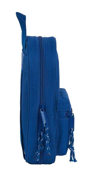 Safta Plumier Mochila avec 4 Port. Llenos Blackfit8 Oxford - Trousse de sac à dos fourre-tout - Polyester 600D - Bleu foncé