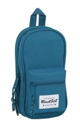 Safta Trousse Sac à Dos Blackfit8 Egeo Bleu avec 4 Compartiments
