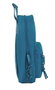 Egeo Blackfit8 - Plumier Sac à dos avec 4 portes pleines - Polyester 600D - Bleu - 3 ans