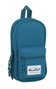 Egeo Blackfit8 - Plumier Sac à dos avec 4 portes pleines - Polyester 600D - Bleu - 3 ans