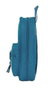 Safta Egeo Plumier Mochila C/4 Port. Vacio Blackfit8, Trousse Sac à Dos avec 4 Compartiments Vides, Polyester 600D, Bleu, Recommandé à partir de 3 ans