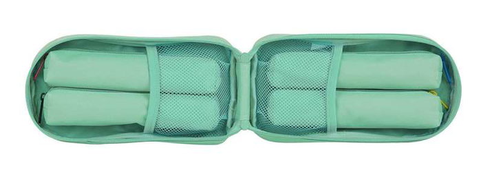 Safta Plumier Moch C/4 Port. Vacio Blackfit8 Turquesa - Trousse Scolaire avec 4 Compartiments, Polyester 600D, Coloris Turquoise Safta Plumier Moch C/4 Port. Vacio Blackfit8 Turquesa - Trousse Scolaire avec 4 Compartiments, Polyester 600D, Coloris Turquoise