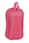 Safta Plumier Mochila Fresa avec 4 port. llenos Blackfit8 - Trousse cartable à rabat rose en polyester 600D pour enfant 3 ans