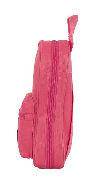 Safta Plumier blackfit8 - Plumier sac à dos avec 4 compartiments, vide, couleur fraise, polyester 600D
