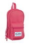 Safta Plumier blackfit8 - Plumier sac à dos avec 4 compartiments, vide, couleur fraise, polyester 600D