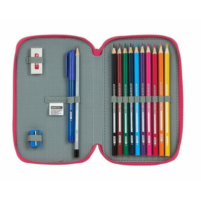 Plumier double BlackFit8 M854 Rose 12.5 x 19.5 x 4 cm (28 Pièces) Plumier double BlackFit8 M854 Rose 12.5 x 19.5 x 4 cm (28 Pièces)