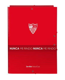 Safta Carpeta folio 3 solapas Sevilla FC - Classeur à 3 volets corporatif Sevilla FC - Âge recommandé 3 ans