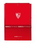 Safta Carpeta folio 3 solapas Sevilla FC - Classeur à 3 volets corporatif Sevilla FC - Âge recommandé 3 ans