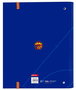 Safta Carp 4 ani 30mm c/recambio - Tapis de jeu valencia basket pour enfants 3 ans, 27x32x3,5 cm en polyester 600D, bleu et orange