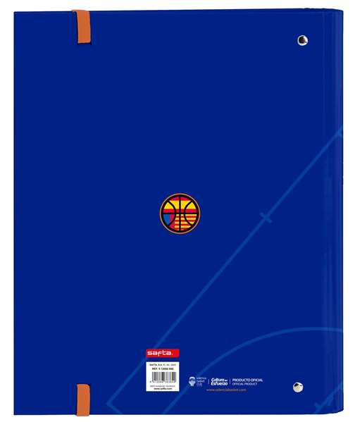 Safta Carp 4 ani 30mm c/recambio - Tapis de jeu valencia basket pour enfants 3 ans, 27x32x3,5 cm en polyester 600D, bleu et orange