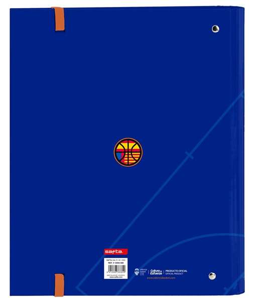 Safta Carp 4 ani 30mm c/recambio - Tapis de jeu valencia basket pour enfants 3 ans, 27x32x3,5 cm en polyester 600D, bleu et orange