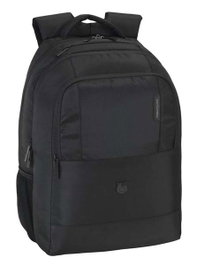 Safta Sac à dos pour ordinateur portable 15,6 pouces F.C. Barcelone - Noir