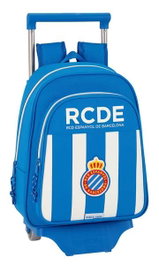 Safta Moch 524+Carro 705 - Sac à dos pour enfant 3 ans - Espagnol - Blanc et Bleu - Polyester 600D - 27x33x10 cm