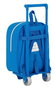 Safta Mochila Rcd Espanyol Sac à dos pour la crèche à roulettes 22x28x10 cm en polyester 600D - Bleu et Blanc