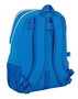 Safta Mochila Sac à dos Adaptable Poussette Espagnol 32 x 44 x 16 cm Polyester 600D, Blanc et Bleu - Pour 3 ans