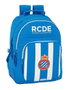 Safta Rcd Mochila doble adapt.carro Sac à dos double pour caddie Espagnol 32 x 42 x 15 cm Polyester 600D Blanc et Bleu