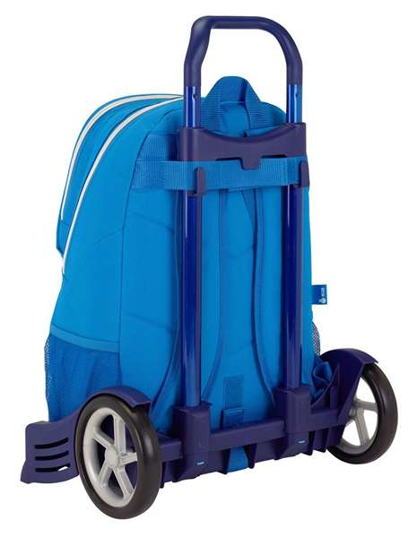 Safta Moch 665+ Carro Evolution RCD - Coffre à jouets espagnol 32x44x16 cm, 600D polyester, blanc et bleu - Pour 3 ans