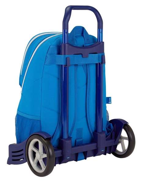 Safta Moch 665+ Carro Evolution RCD - Coffre à jouets espagnol 32x44x16 cm, 600D polyester, blanc et bleu - Pour 3 ans