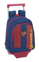 Safta Moch 524 + Carro 705 - Sac à dos avec chariot levante pour enfants 3 ans - 27 x 33 x 10 cm - Polyester 600D - Bleu et Grenat