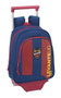 Safta Moch 524 + Carro 705 - Sac à dos avec chariot levante pour enfants 3 ans - 27 x 33 x 10 cm - Polyester 600D - Bleu et Grenat