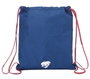 Safta Sac à dos plat pour enfants, sac d'école 35x40 cm, polyester 600D, bleu et grenat, 3 ans