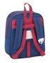 Safta Mochila - Sac à dos pour crèche adapté au chariot, dimensions 22 x 27 x 10 cm, couleur bleu et grenat, polyester 600D