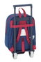 Safta Mochila Guarderia C/Ruedas Levante U.D. - Sac à dos à roulettes pour crèche, 22x28x10 cm, 3 ans, Polyester 600D, Azul y Grante