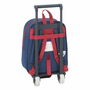 Cartable à roulettes 805 Levante U.D. 611820280 Bleu Rouge Grenat