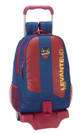 Safta Moch 665 + Carro 905 - Valise à roulettes pour enfant 3 ans, polyester 600D, 32 x 44 x 16 cm, bleu et grenat