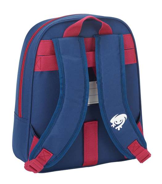 Safta Mochila Adapt.Carro Levante U.D - Sac à dos enfant attachable à la poussette, 27 x 33 x 10 cm, polyesther 600D - Bleu et grenat