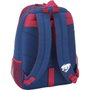 Safta - Sac à dos transformable en caddie pour enfant, 32 x 44 x 16 cm, Polyester 600D, Bleu et Grenat - À partir de 3 ans