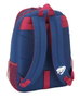 Safta - Sac à dos transformable en caddie pour enfant, 32 x 44 x 16 cm, Polyester 600D, Bleu et Grenat - À partir de 3 ans