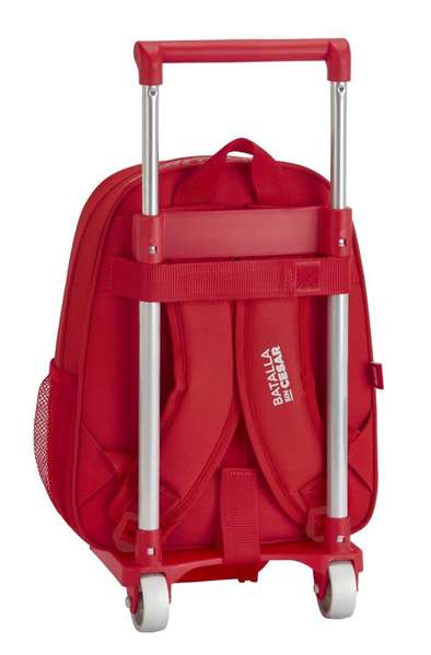 Safta Moch 524+Carro 705 Real Sporting De Gijo Sac à dos avec chariot 27x33x10 cm Rouge Polyester 600D Âge 3 ans Safta Moch 524+Carro 705 Real Sporting De Gijo Sac à dos avec chariot 27x33x10 cm Rouge Polyester 600D Âge 3 ans