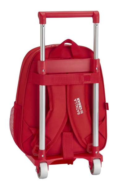 Safta Moch 524+Carro 705 Real Sporting De Gijo Sac à dos avec chariot 27x33x10 cm Rouge Polyester 600D Âge 3 ans Safta Moch 524+Carro 705 Real Sporting De Gijo Sac à dos avec chariot 27x33x10 cm Rouge Polyester 600D Âge 3 ans