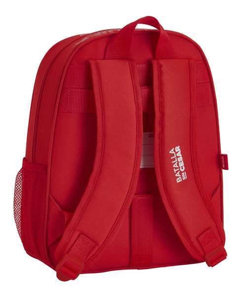 Safta Sporti Sac à dos enfant adapté au chariot 27x33x10 cm, Rouge, Polyester 600D Safta Sporti Sac à dos enfant adapté au chariot 27x33x10 cm, Rouge, Polyester 600D