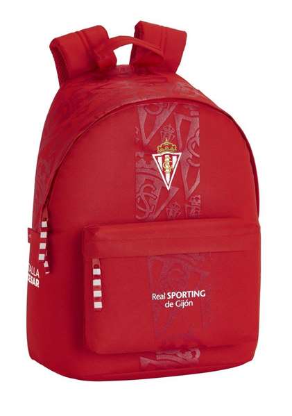 Safta Sac à dos pour ordinateur portable 14.1" Real Sportin 31 x 41 x 16 cm en polyester 600D, rouge