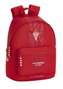 Safta Sac à dos pour ordinateur portable 14.1" Real Sportin 31 x 41 x 16 cm en polyester 600D, rouge