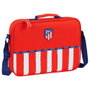 SAFTA - Cartable Sacoche Atletico de Madrid 20/21 - Sac Bandoulière Ajustable 38x28 cm avec Compartiment Principal à Double Glissière et Fonds Amovible