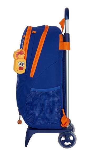 Safta Moch 665+ Carro 905 Valencia Basket - Panier de voyage pour enfant 3 ans, 32x44x16 cm, Polyester 600D, Bleu et Orange