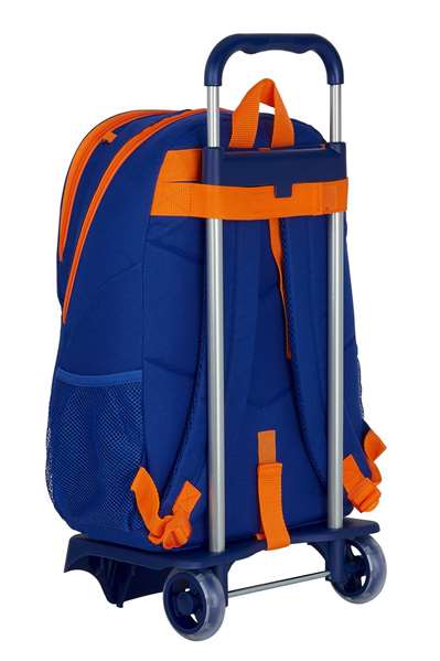 Safta Moch 665+ Carro 905 Valencia Basket - Panier de voyage pour enfant 3 ans, 32x44x16 cm, Polyester 600D, Bleu et Orange