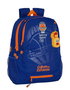 Safta Sac à dos transformable avec chariot pour ballon de basket, Valencia, 32x44x16 cm, Polyester 600D, Bleu et Orange