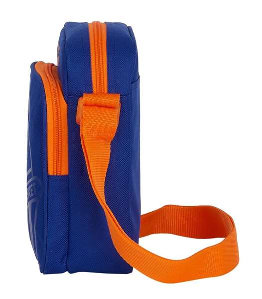 Safta - Bandoulière enfant Valencia Basket 16x22x6 cm, 600D Polyester, 3 ans+, Bleu et Orange Safta - Bandoulière enfant Valencia Basket 16x22x6 cm, 600D Polyester, 3 ans+, Bleu et Orange