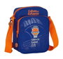 Safta - Bandoulière enfant Valencia Basket 16x22x6 cm, 600D Polyester, 3 ans+, Bleu et Orange