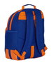Safta Mochila doble adapt.carro - Sac à dos double adapté caddie Valencia Basket 32x42x15 cm, Polyester 600D, Bleu et Orange