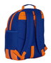 Safta Mochila doble adapt.carro - Sac à dos double adapté caddie Valencia Basket 32x42x15 cm, Polyester 600D, Bleu et Orange
