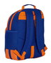 Safta Mochila doble adapt.carro - Sac à dos double adapté caddie Valencia Basket 32x42x15 cm, Polyester 600D, Bleu et Orange