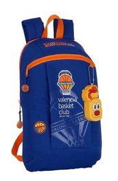 Safta Mini Sac à Dos Valencia Basket Bleu et Orange