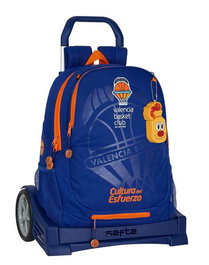 Safta Moch 665+ Carro Evolution Valencia Panier Sport 32 x 44 x 16 cm, Polyester 600D, Bleu et Orange