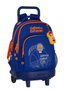 Safta Sac à dos Valencia Basket à roulettes, compact et dépliable, dimensions 33x45x22 cm, 600D polyester, pour 3 ans