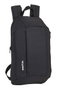 Safta Mini sac à dos à poche verticale noir - Modèles assortis - Sac à dos enfant 3 ans en polyester 600D
